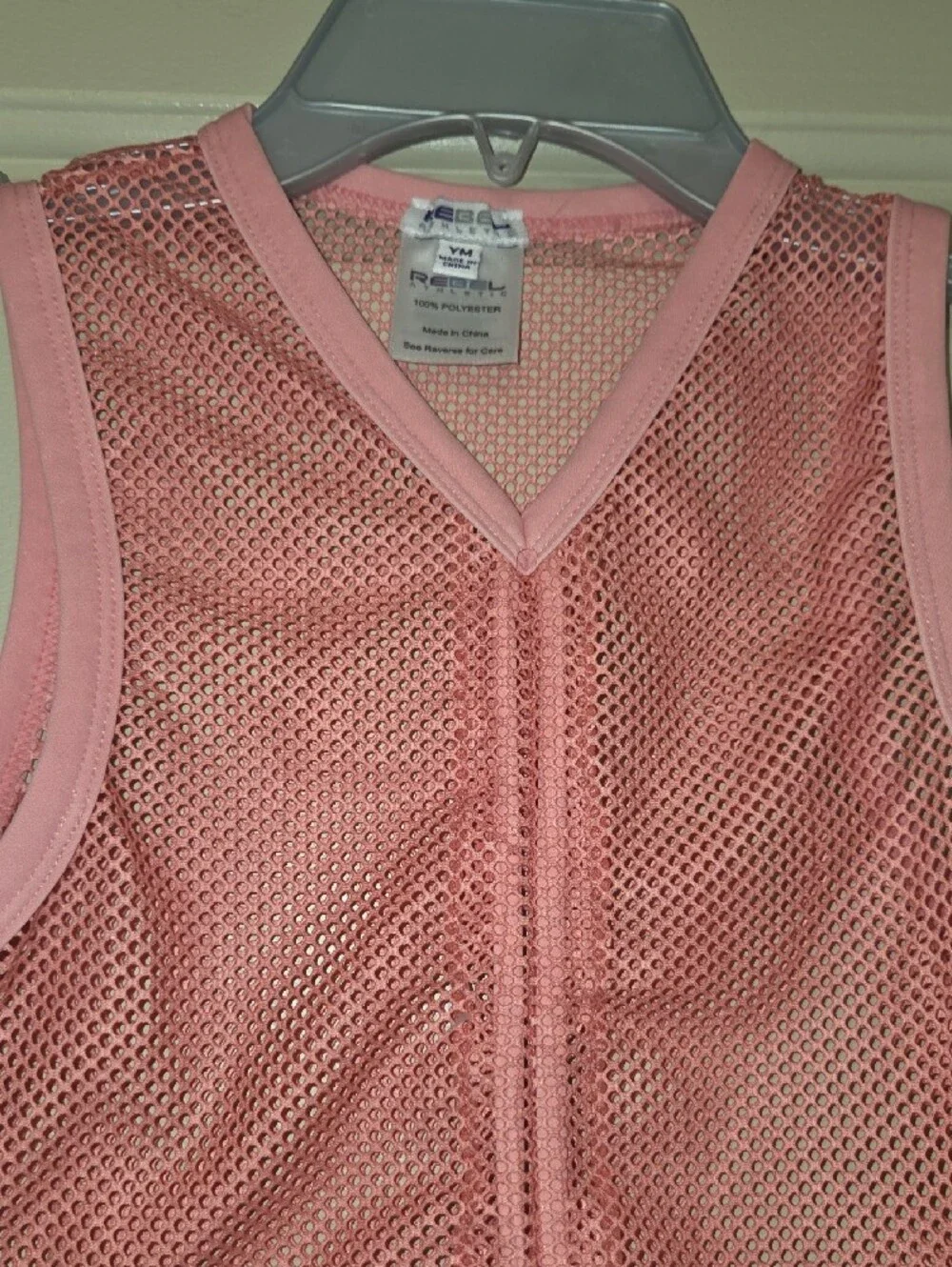 Kids Mesh One-Piece Vest - Pink